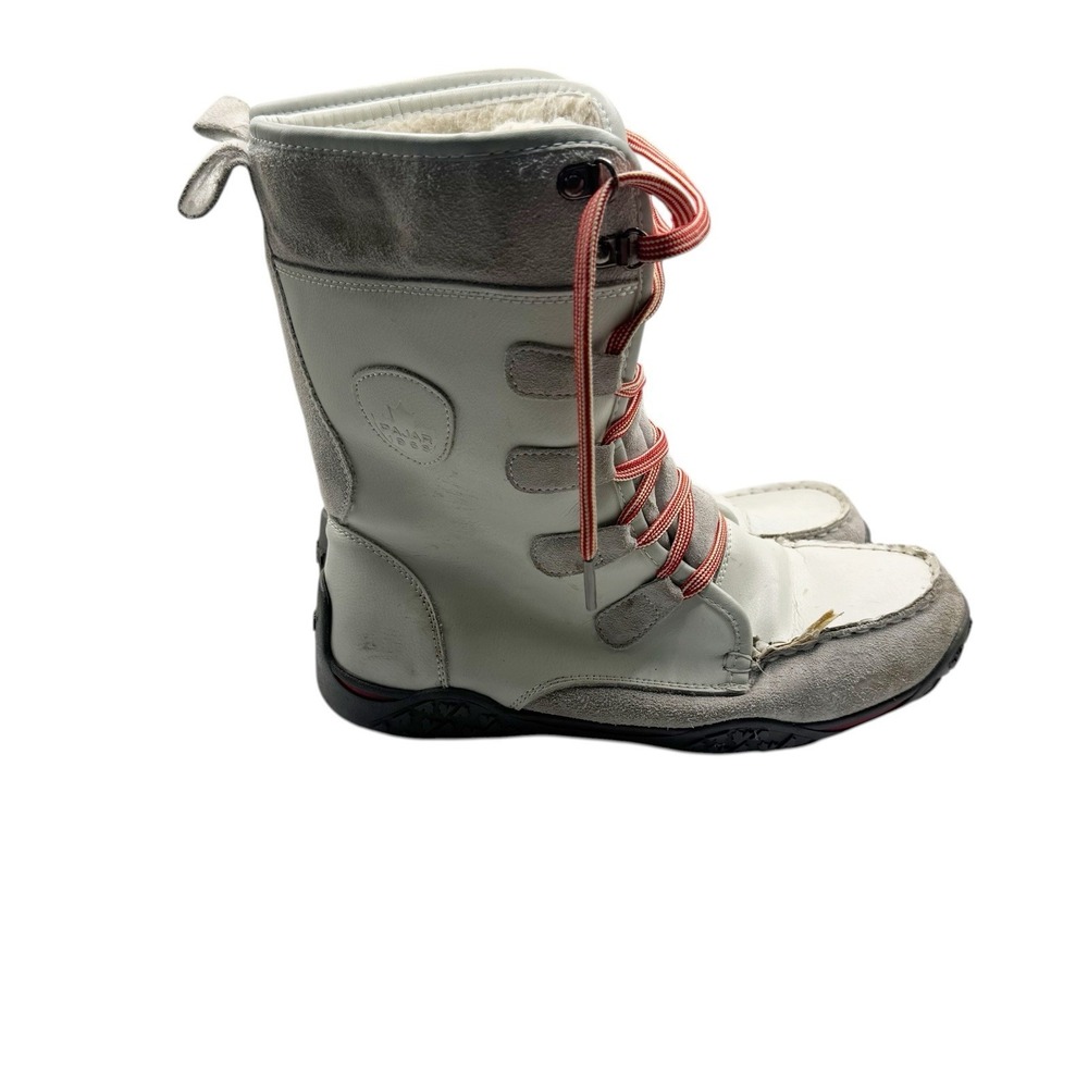 Pajar Gaetana White Snow Boot Women's Size 9-9.5 - Picture 4 of 9